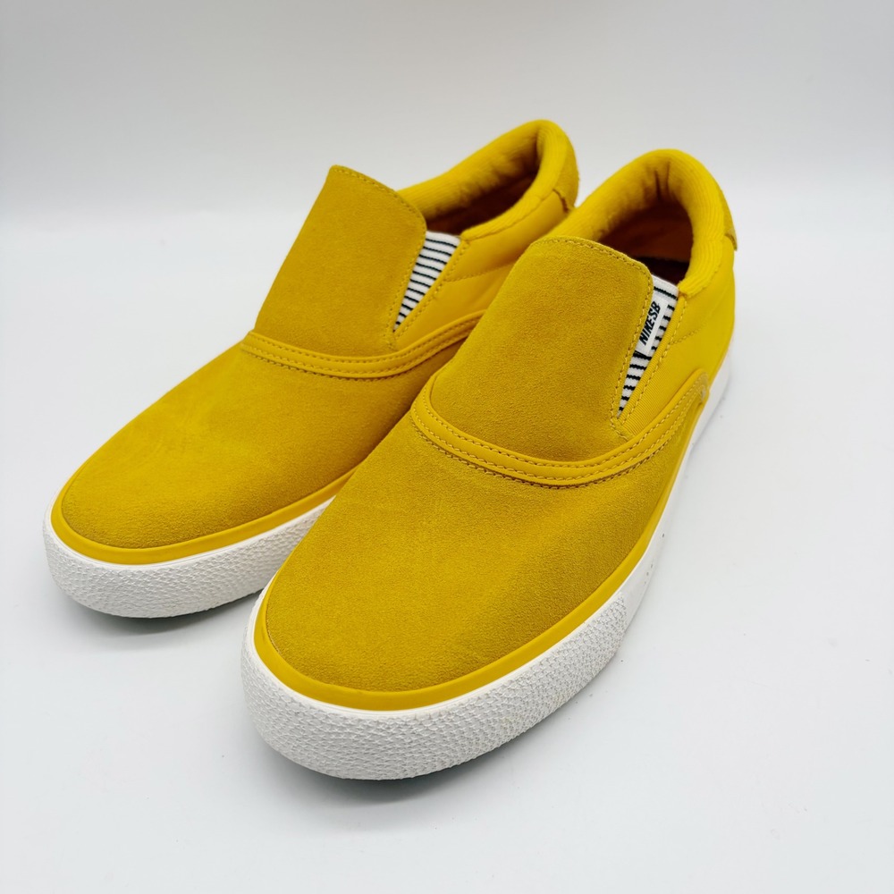 Nike SB Shoes Womens 6 Yellow Verona Slip Elissa Steamer Skate DM4424-700 Suede - Picture 6 of 8